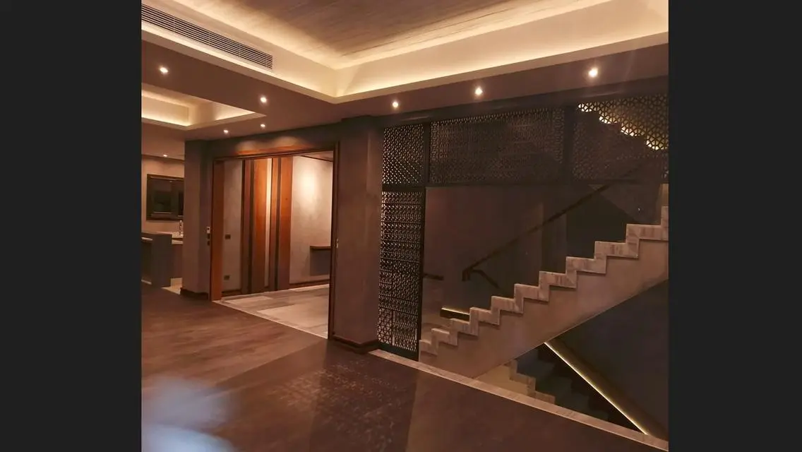 Golf corner view with garden and pool &amp; jacuzzi