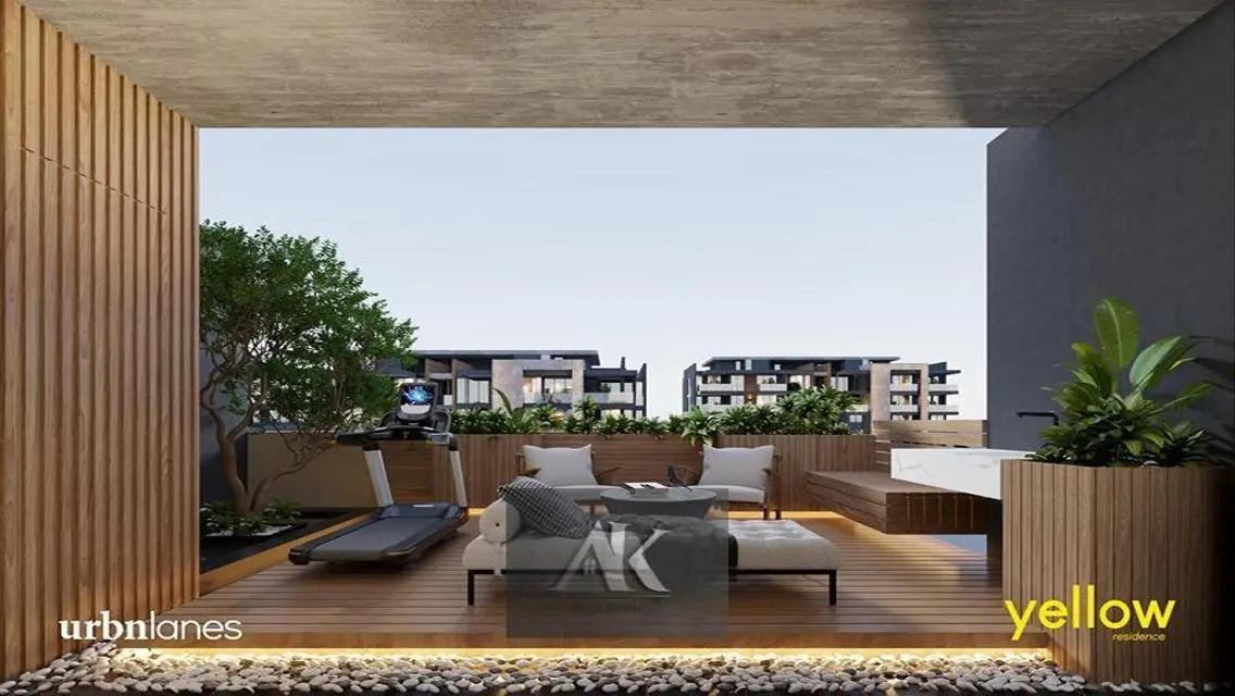 Corner Garden Apartment 193m Landscape View Yellow