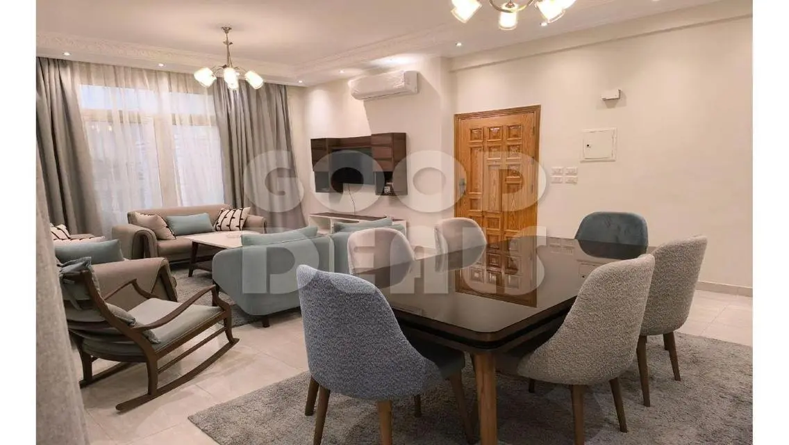 Furnished 3-Bedroom Apartment for Rent Al Banafseg