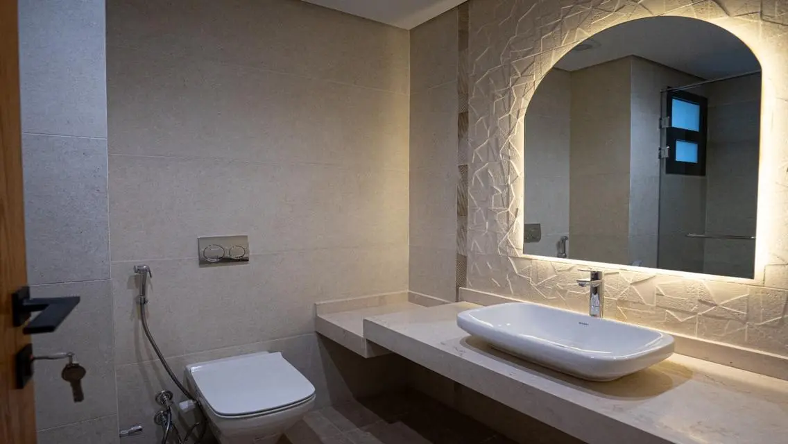 Semi furnished apartment for rent in Villette 