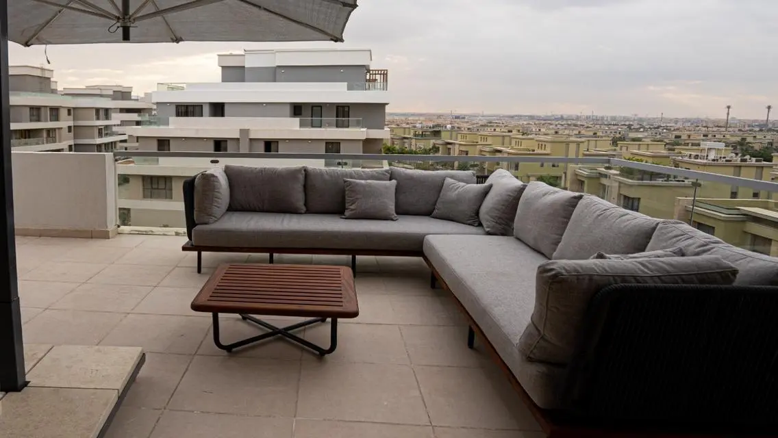 Semi furnished apartment for rent in Villette 