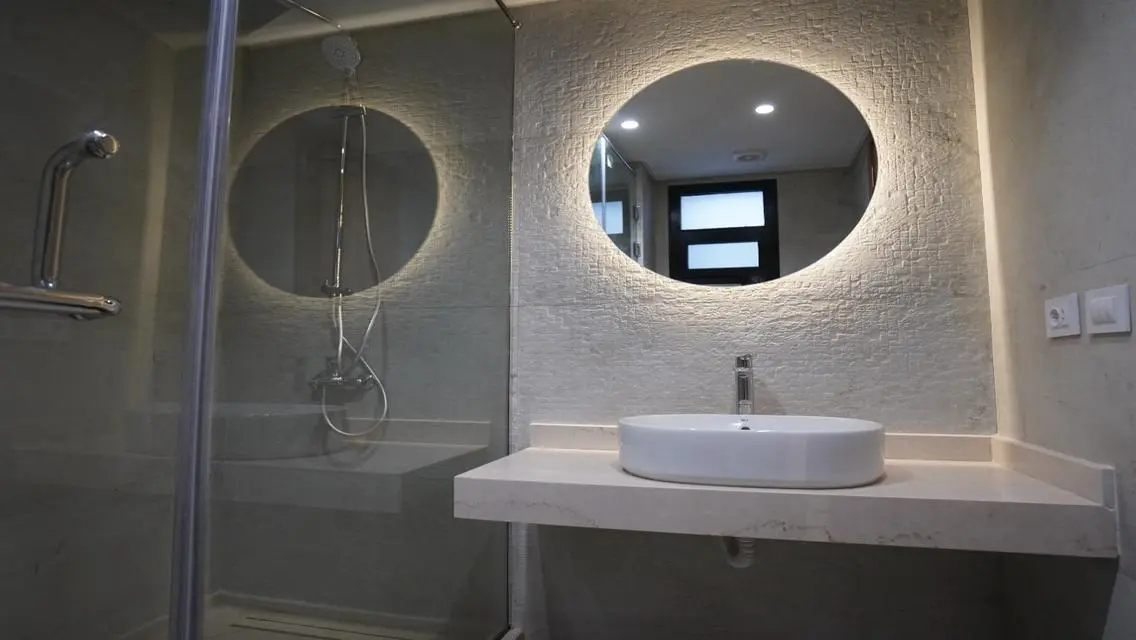 Semi furnished apartment for rent in Villette 