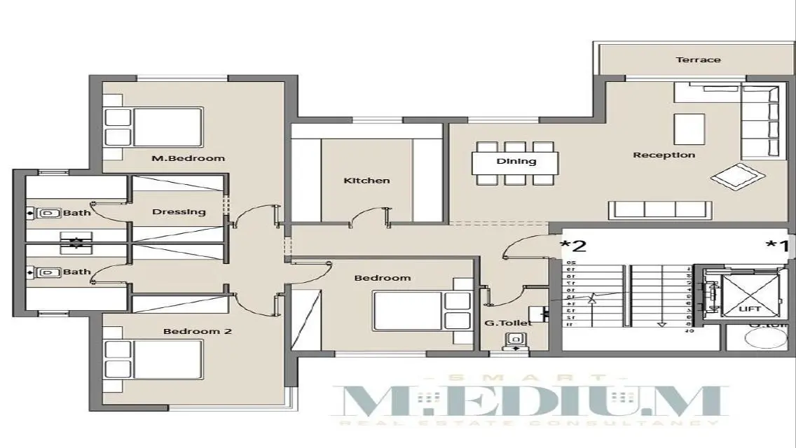 New apartment in Badya Palm Hills Cairo