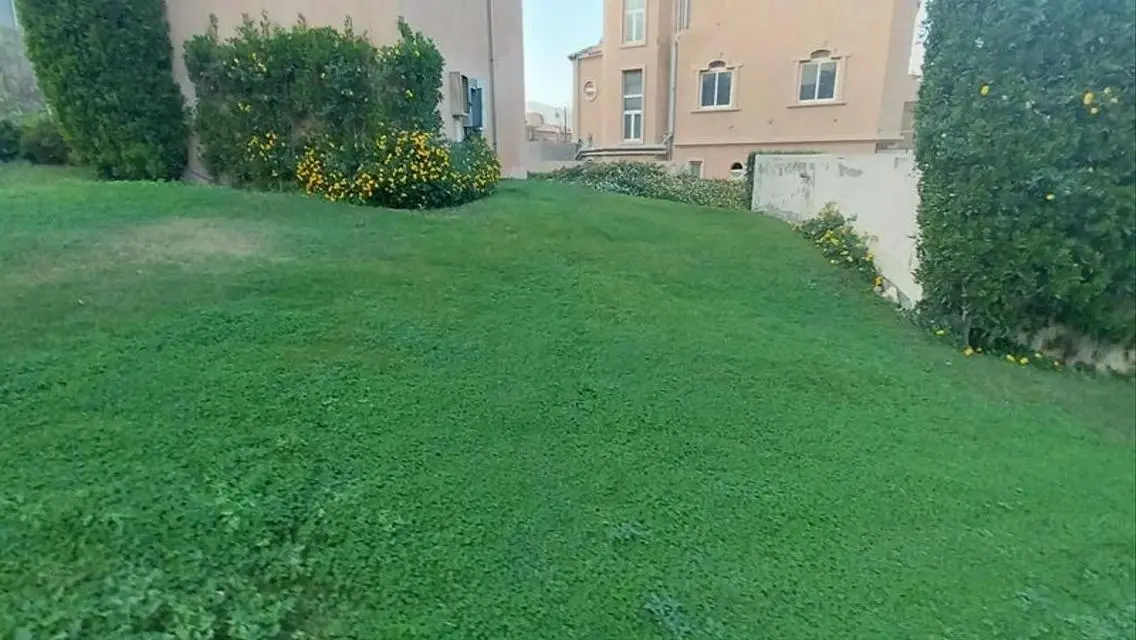 ريسيل 446م ارض 580م جاهزة للاستلام فيو مساحة خضراء