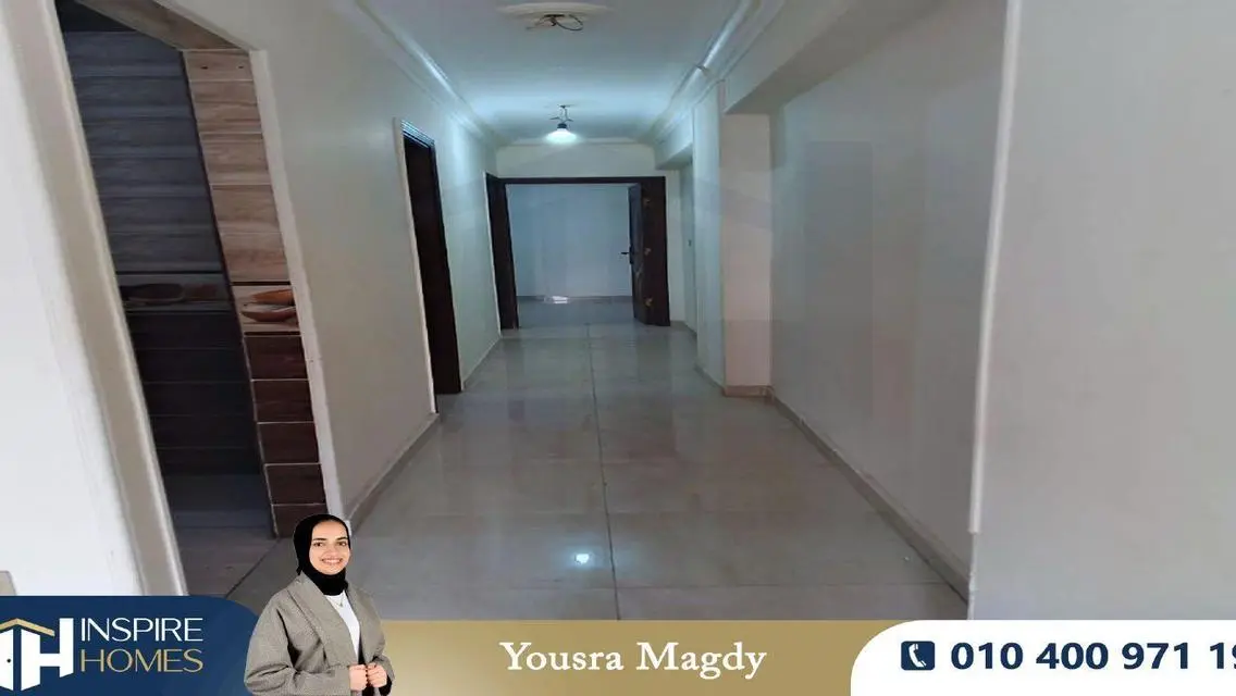 شقة للايجار 140م سيدي جابر ( خطوات من ش ابوقير )
