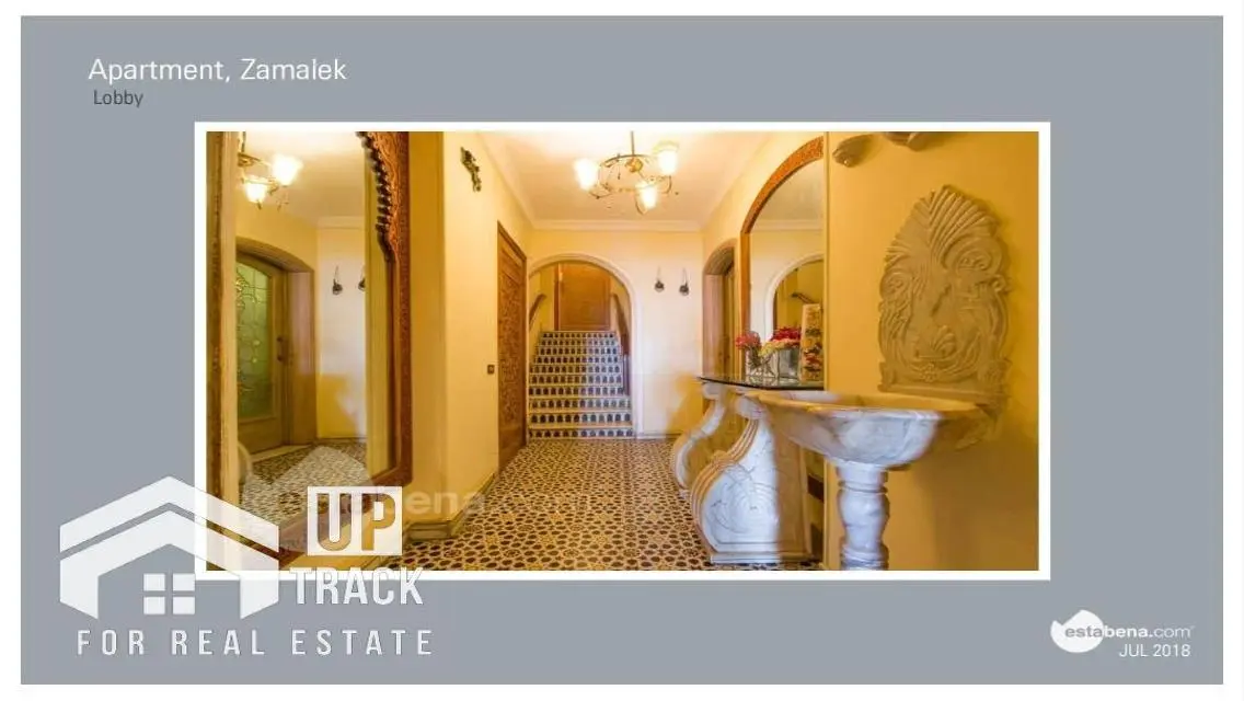 شقة متميزة فى ارقى احياء الزمالك على مساحات خضراء