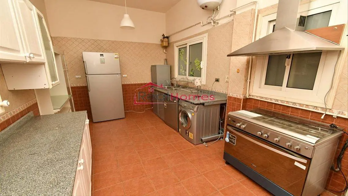 Furnished nile view apartment with terrace