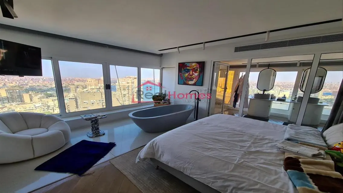 Ultra modern nile view apartment in zamalek