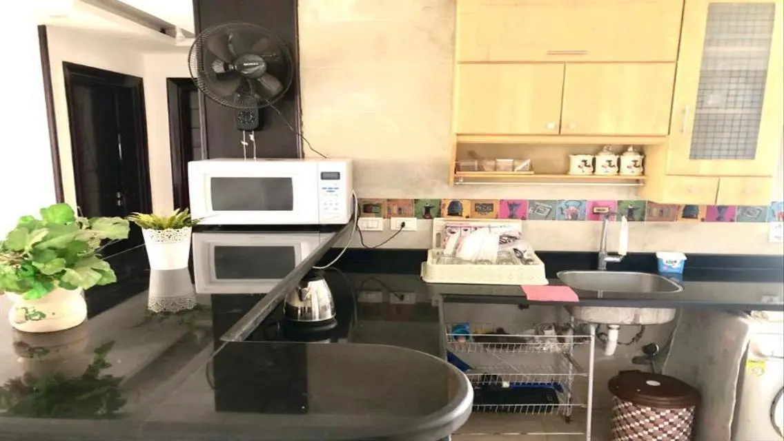 Apartment for rent, furnished, ground floor with a