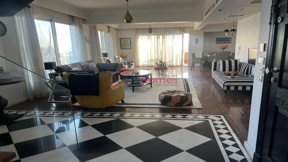 Modern duplex with nile view terrace 3bedrooms