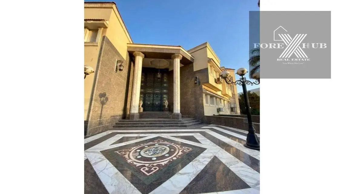 Palace for sale in * Mena Garden city * compound .