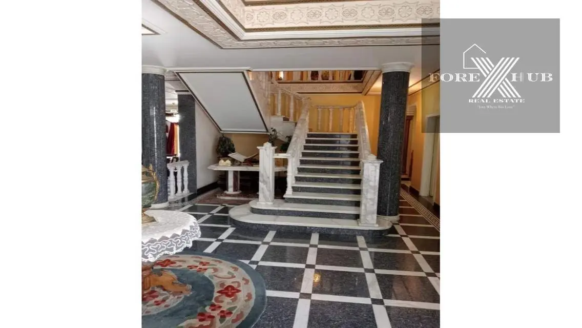 Palace for sale in * Mena Garden city * compound .
