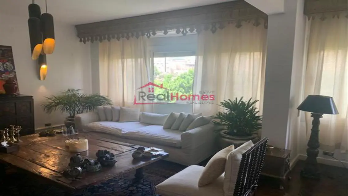 Unique furnished apartment garden view for rent
