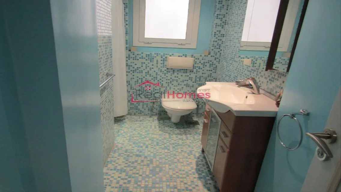 Bright apartment garden view in zamalek
