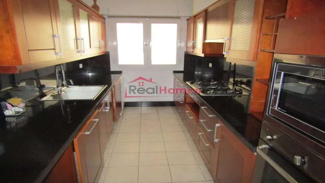 Bright apartment garden view in zamalek