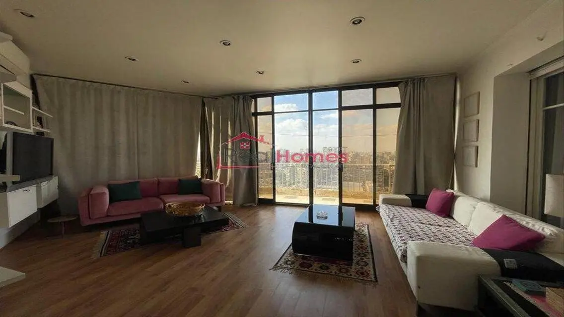 Unique nile view apartment with terrace for sale
