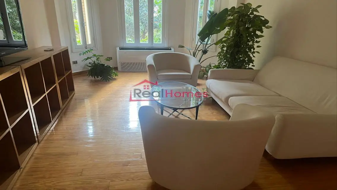 Bright high ceiling furnished apartment for rent