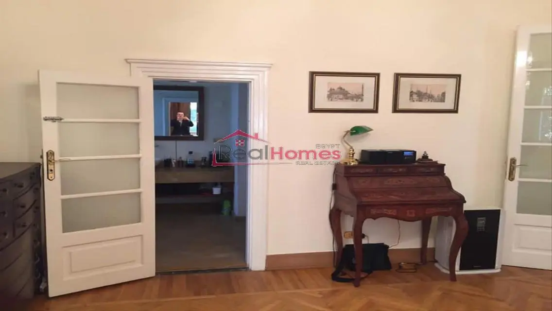 High ceiling renovated apartment unique building