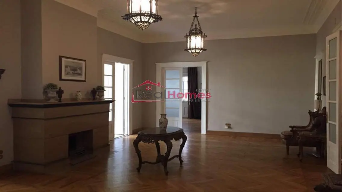High ceiling renovated apartment unique building