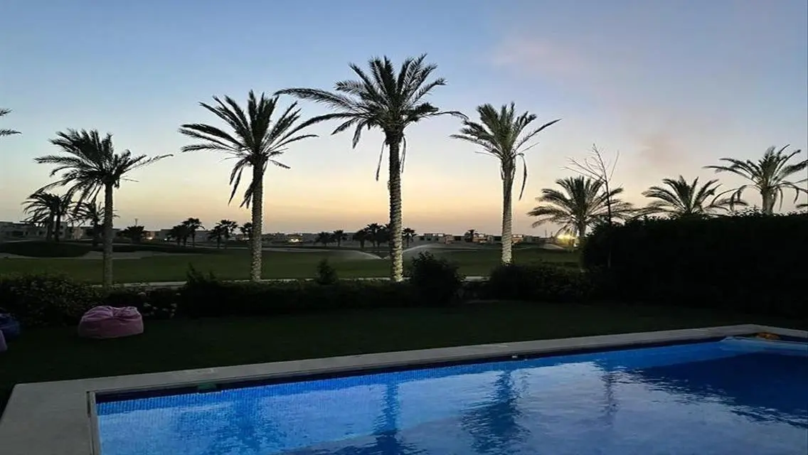فيلا للايجار فى هاسيندا باى ب حمام سباحه خاص
