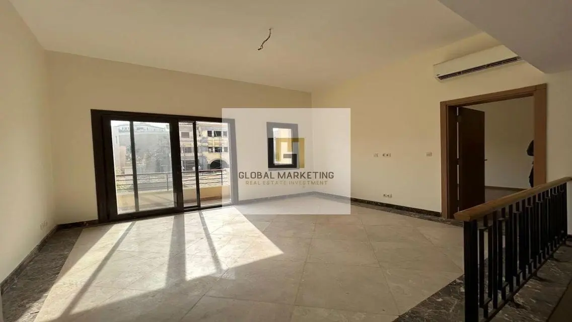 Semi-furnished villa, super deluxe finishing