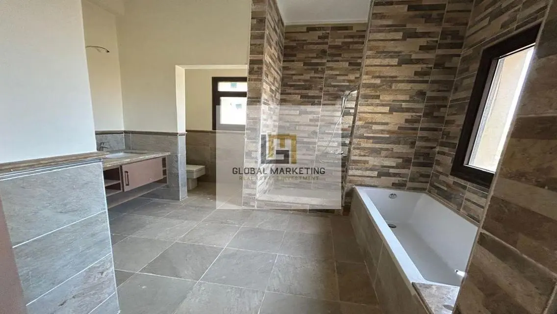Semi-furnished villa, super deluxe finishing