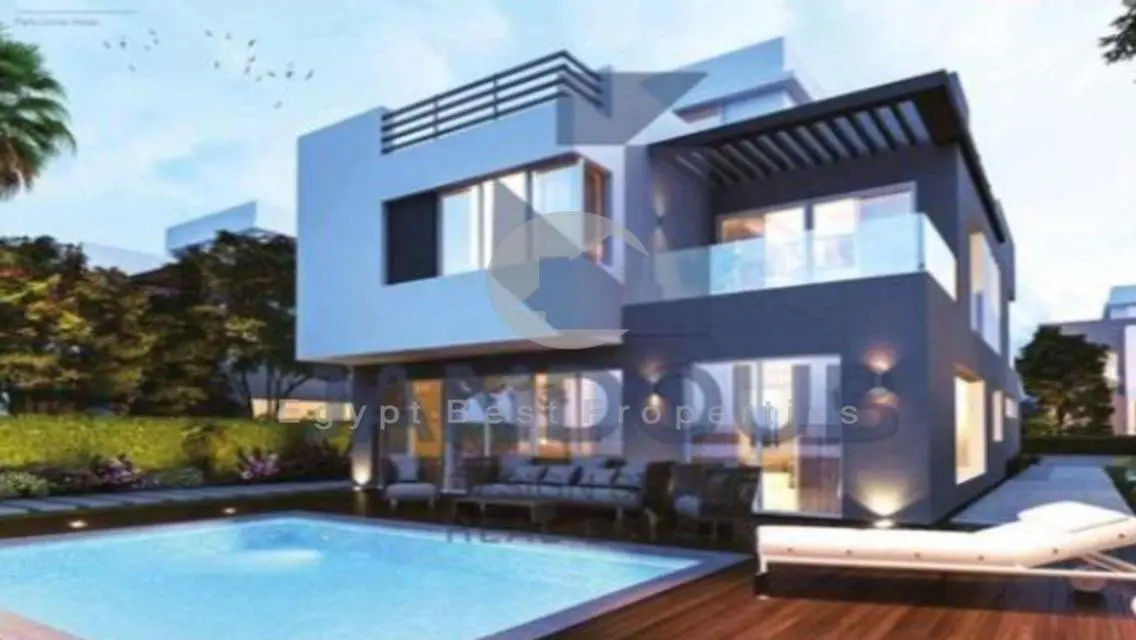 villa for sale ready-move in palm hills over 8Y