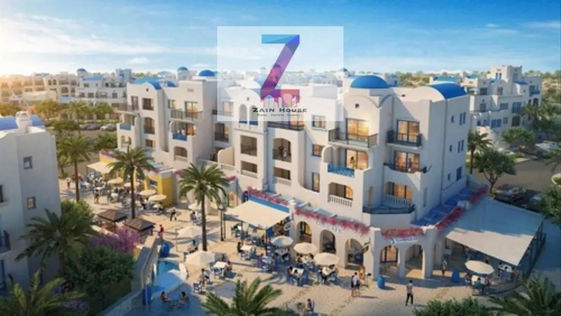 شاليه 3 غرف فيو حمام سباحة للبيع مراسي جريك الساحل