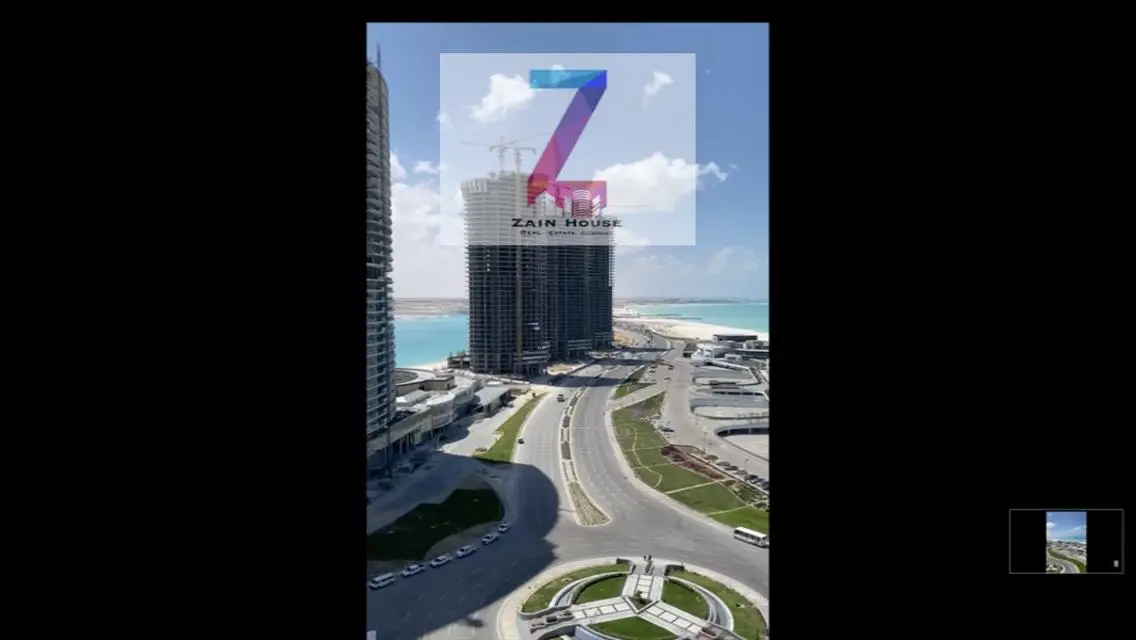 Sea View Alamein Towers Chalet 210 meters The Gate 6 Tower