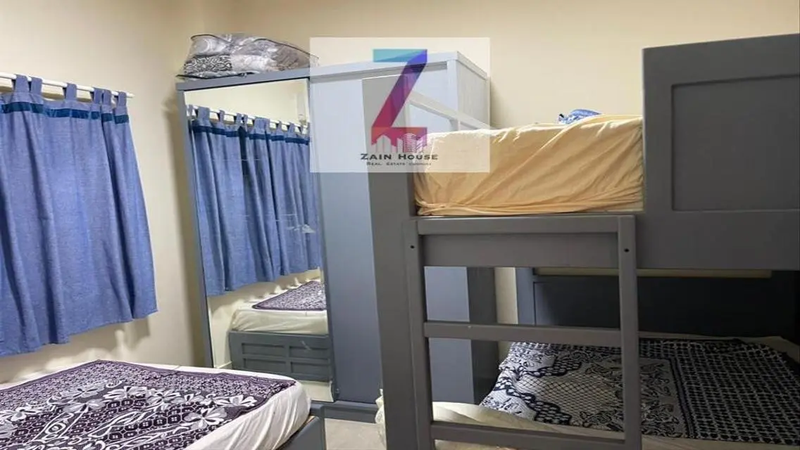 Ground floor with furnished garden is furnished