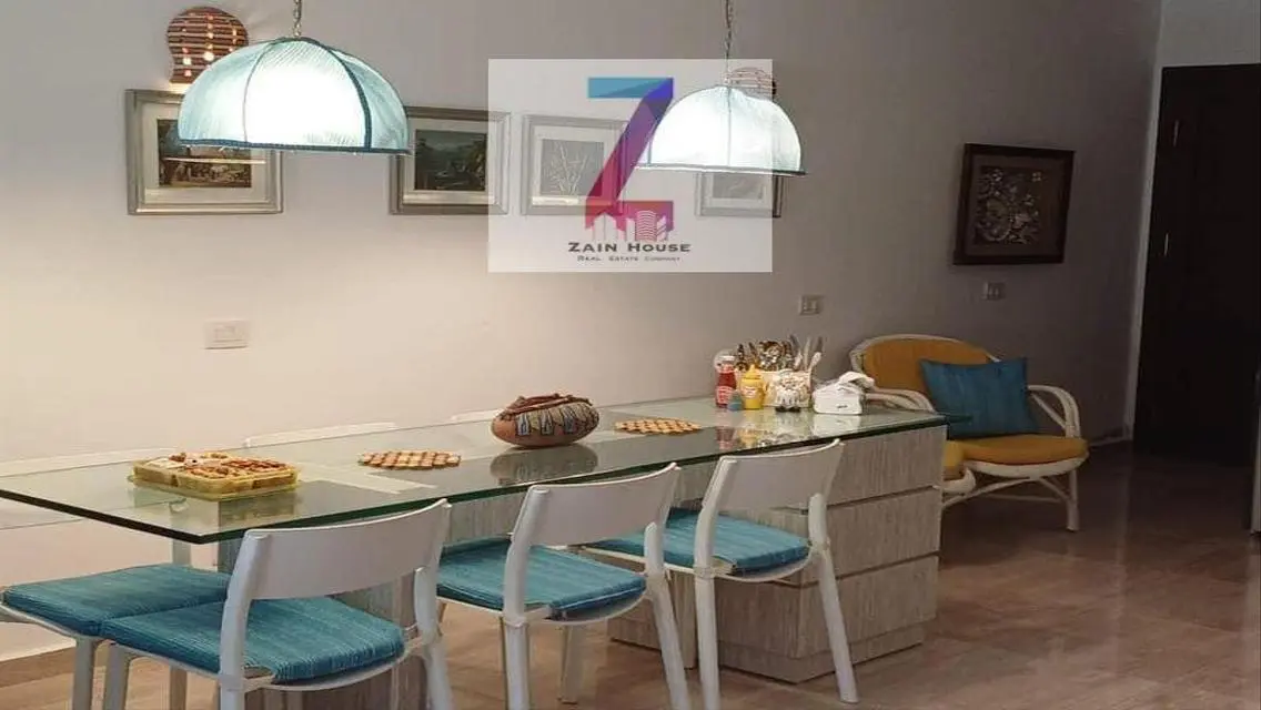 Ground floor with a modern furnished garden, fully