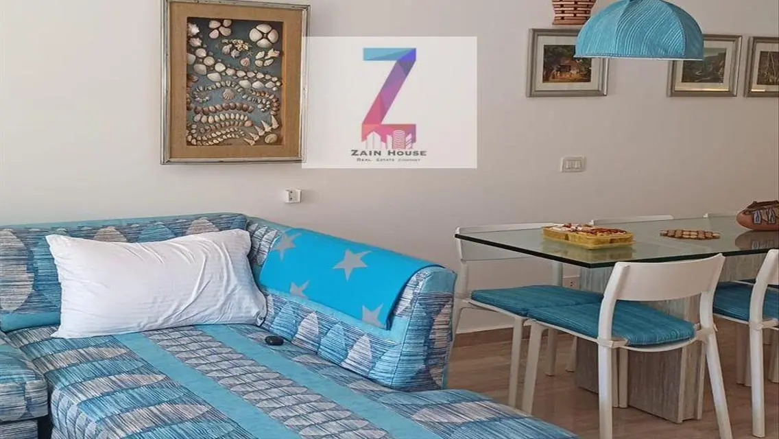 Ground floor with a modern furnished garden, fully