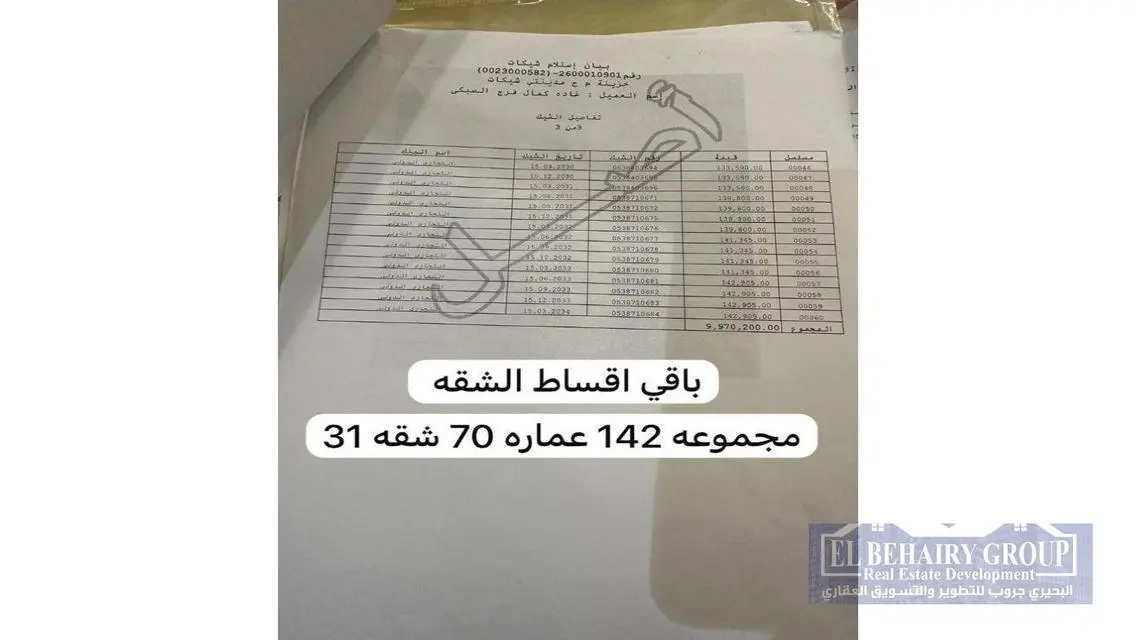 شقة مميزة في B14 مع شرفة وحارس أمن