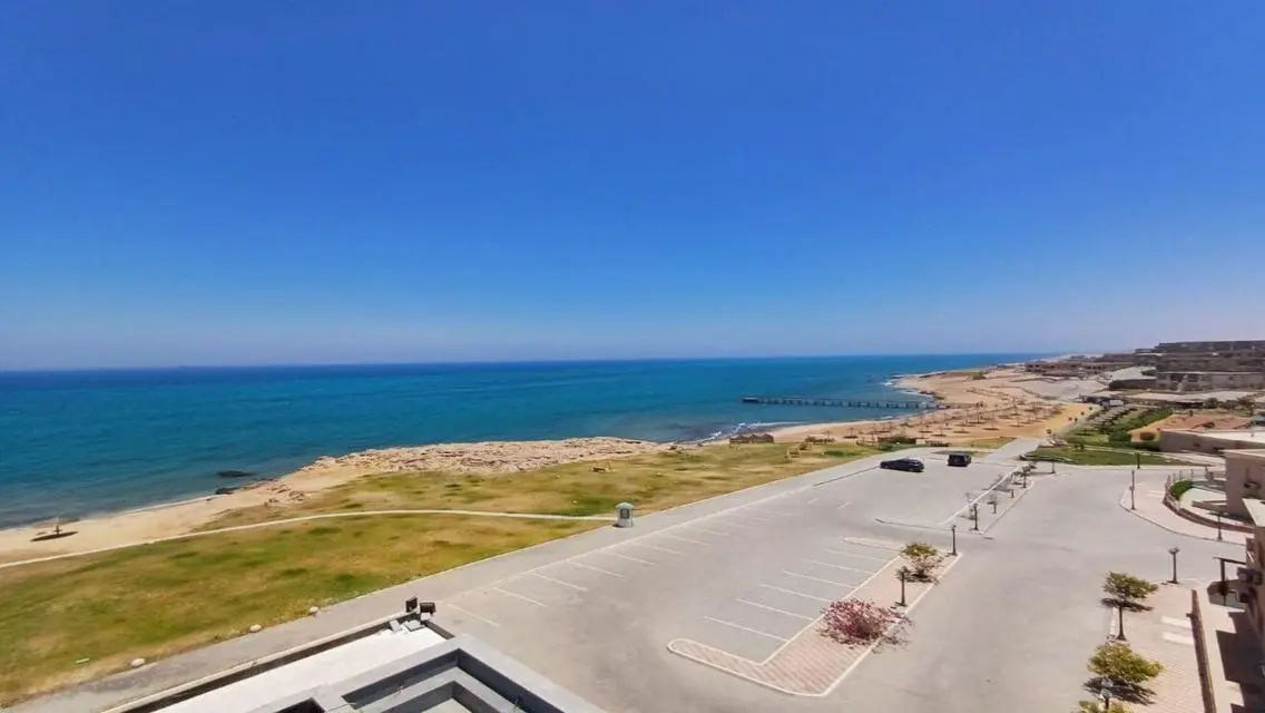 Luxury Apartment with a View of a Landmark