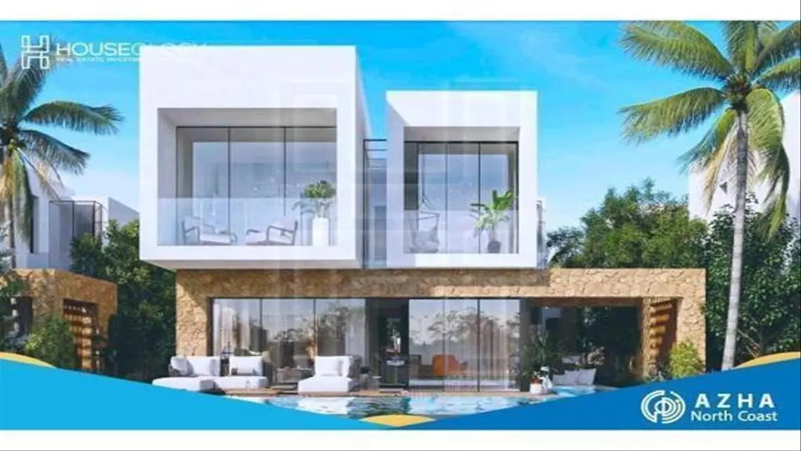 شاليه فى ازها الساحل الشمالى مقدم 815,100