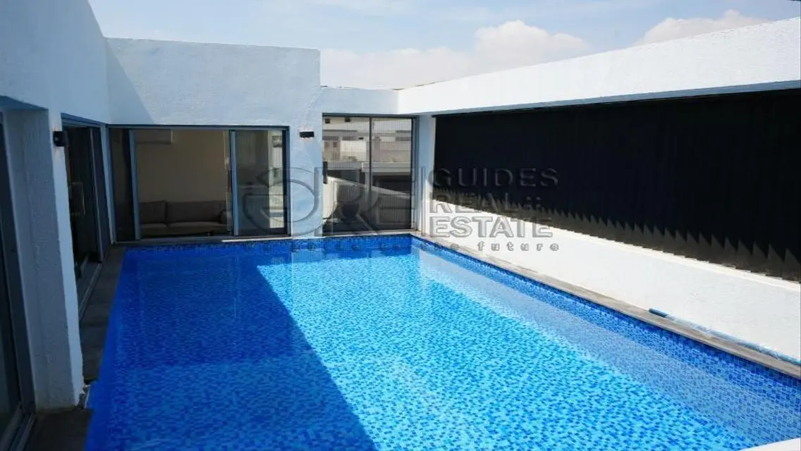 Penthouse for rent with swimming pool, furnished,
