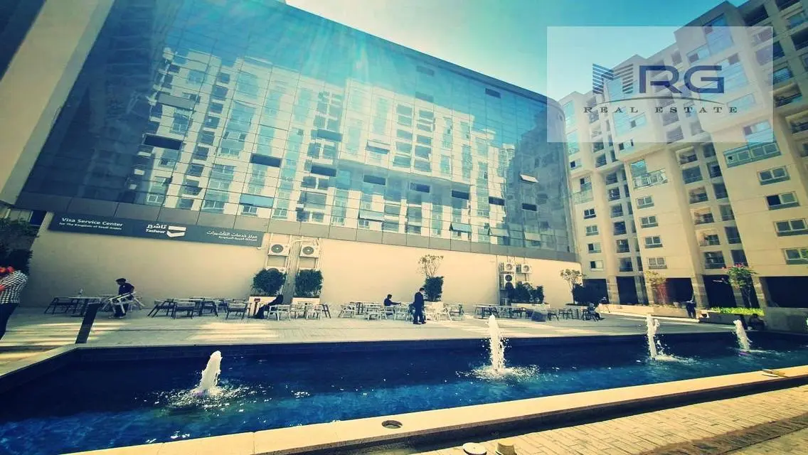 شقة ١٤٠م ريسيل داخل كمبوند كريستال بلازا على حمام