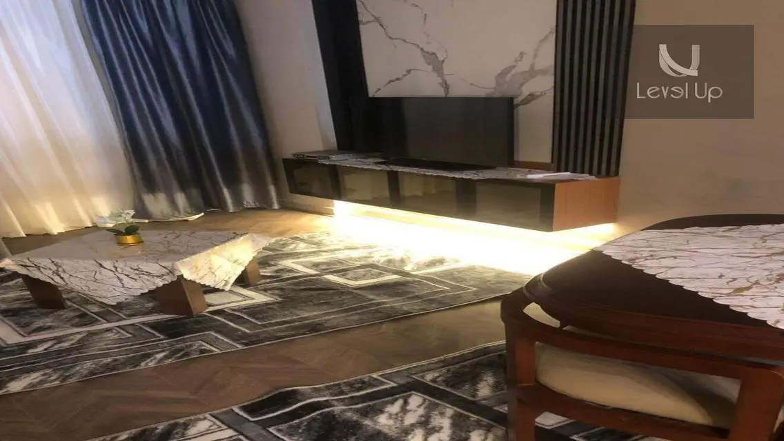 For rent a 75meter furnished apartment in Madinaty