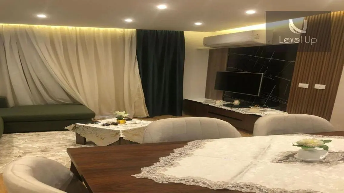 For rent a 75meter furnished apartment in Madinaty