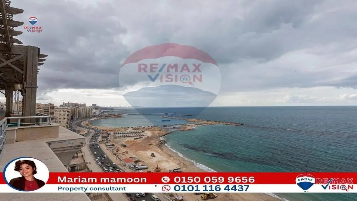 وحدة سكنية للإيجار المفروش 600م سيدي بشر  (فيو بحر