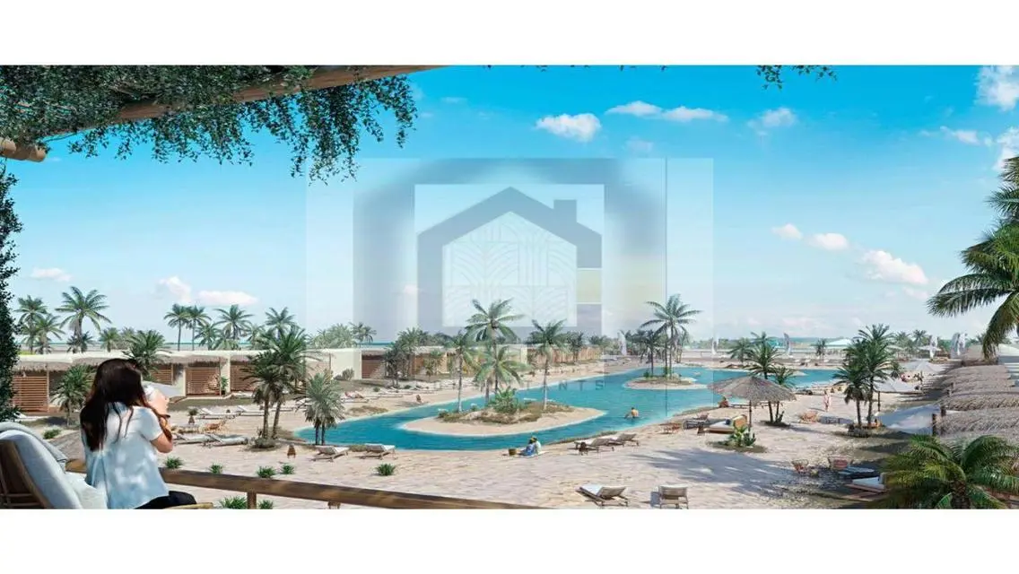 شاليه ارضي بجاردن هاسيندا ووترز ( بالم هيلز )
