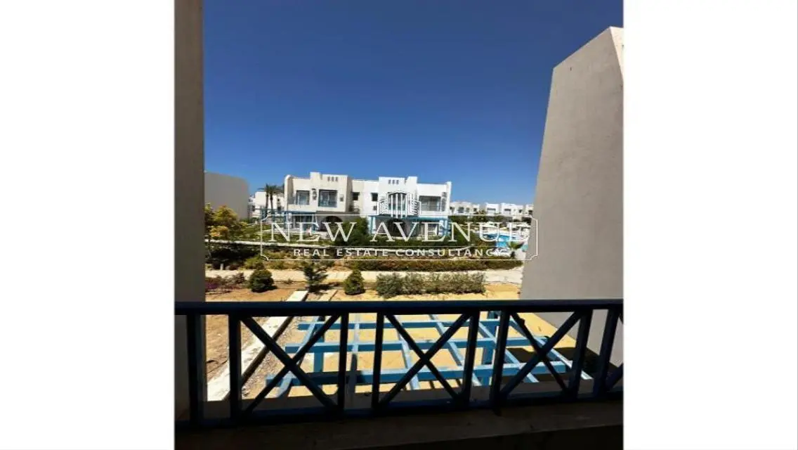 Twin house 2nd row lagoon in Paros Mountain view