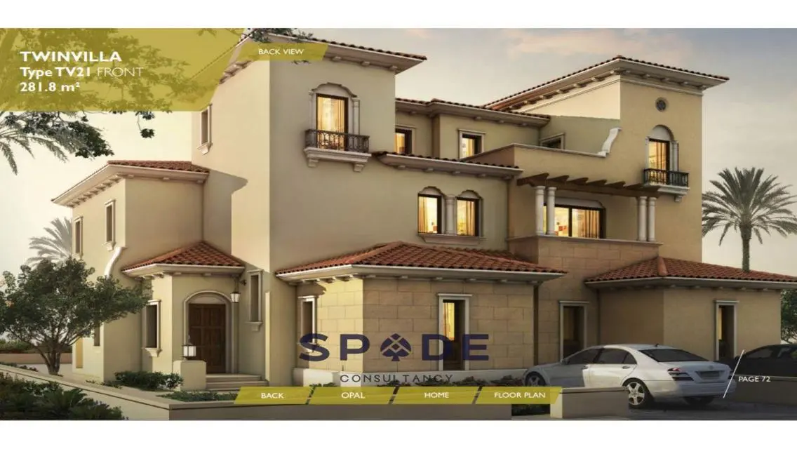 Twin house amazing location with the biggest land