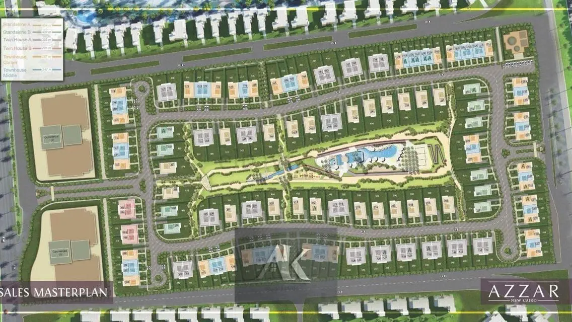 One Of A Kind Twin House 305m Double View- Azzar 1