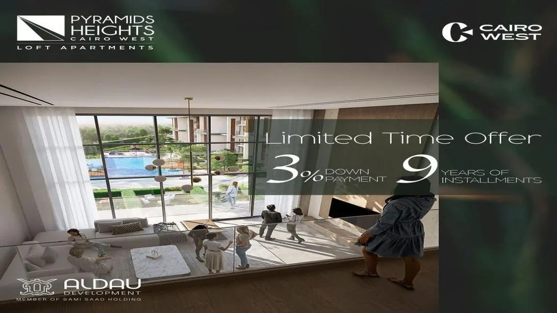 شقة متشطبة ب 500 الف - New Giza - Pyramids Heights