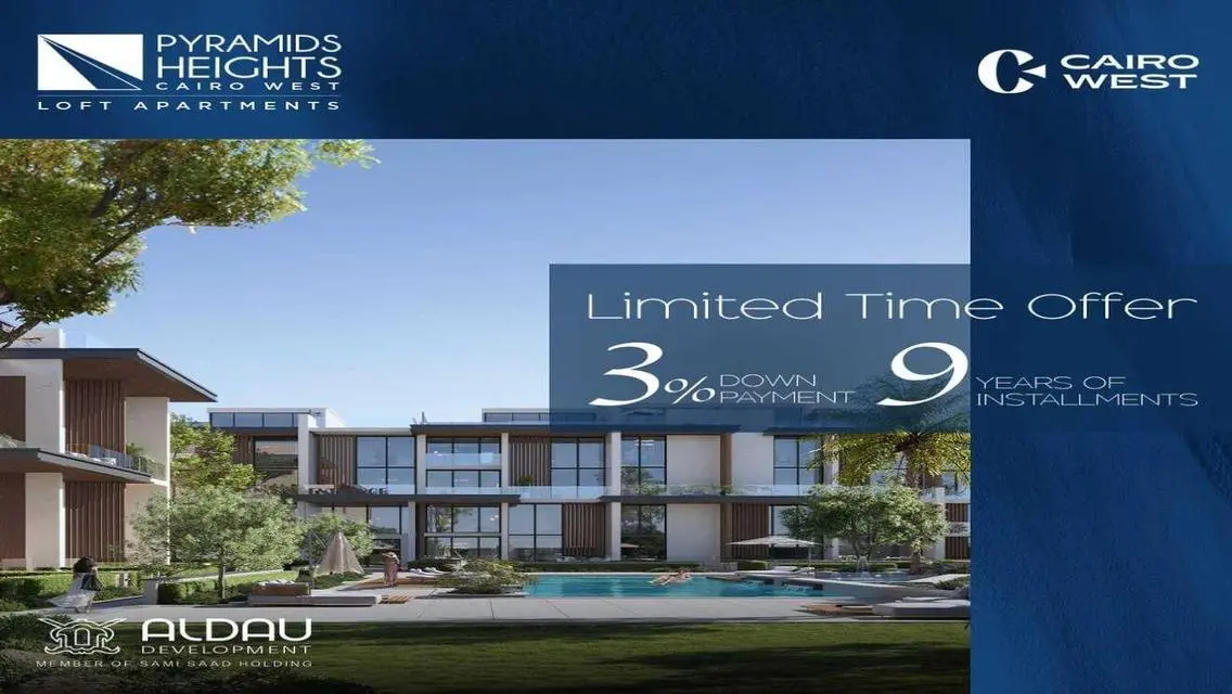 شقة متشطبة ب 500 الف - New Giza - Pyramids Heights
