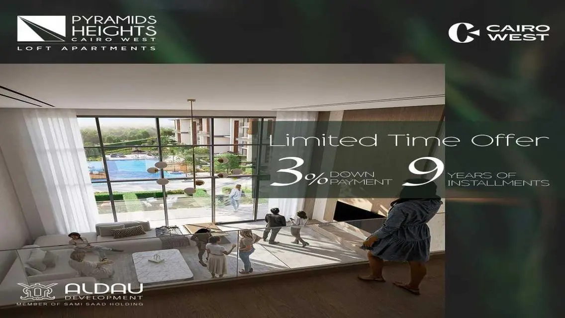 شقة متشطبة ب 500 الف - New Giza - Pyramids Heights
