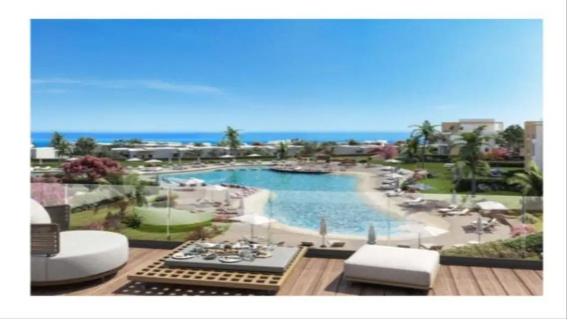 شاليه للبيع  فى Seashore الساحل الشمالى تشطيب كامل