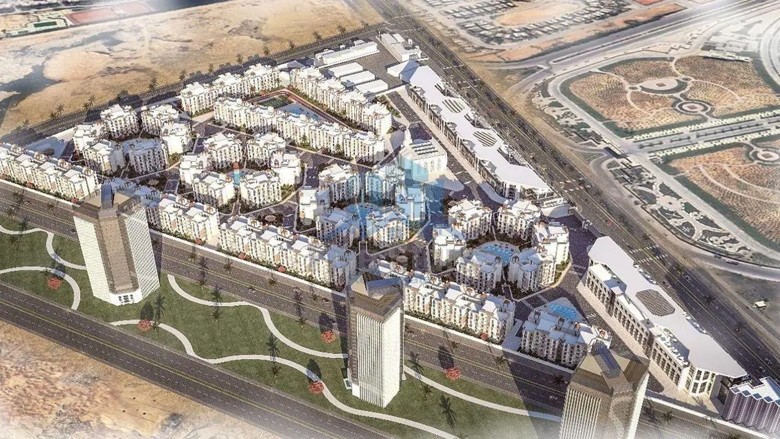 شقه للبيع في قلب حدايق اكتوبر كمبوند Address home