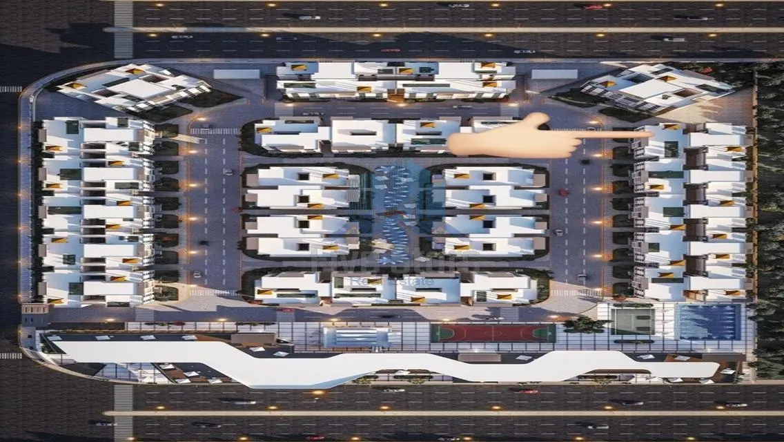 شقه للبيع في قلب حدايق اكتوبر كمبوند Address home